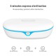 3-in-1 UV Disinfection Box QC3.0 Wireless Fast Charger Aromatherapy Portable UV Lamp Ultraviolet Sterilizer Cleaner for Face Cover Phone Jewelry Sock