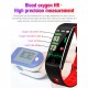 Smart Watch, Fitness Tracker, Smart Sports Bracelet, Body Temperature / PR Pulse Rate / SpO2 Blood Oxygen Sensor Saturation / Blood Pressure Monitoring, Step Calorie Counter Sleep Monitoring, IP67 Waterproof Smart Bracelet