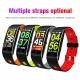 Smart Watch, Fitness Tracker, Smart Sports Bracelet, Body Temperature / PR Pulse Rate / SpO2 Blood Oxygen Sensor Saturation / Blood Pressure Monitoring, Step Calorie Counter Sleep Monitoring, IP67 Waterproof Smart Bracelet