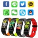 Smart Watch, Fitness Tracker, Smart Sports Bracelet, Body Temperature / PR Pulse Rate / SpO2 Blood Oxygen Sensor Saturation / Blood Pressure Monitoring, Step Calorie Counter Sleep Monitoring, IP67 Waterproof Smart Bracelet