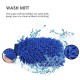 15PCS Car Wash Cleaning Tools Set With Folding Bucket Wash Mitt Sponge Towels Tire Brush Window Scraper Duster for Auto Interior Exterior Care Cleaning Car Detailing Set