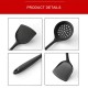 Kitchen Utensils Set 9Pcs All Over Silicone Non-stick Barreled Cooking Utensils Set Silica Gel Utensil Kitchenware Set