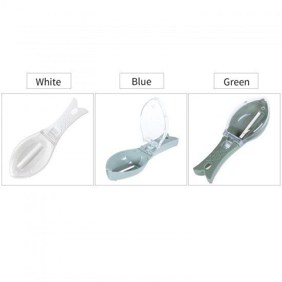 Kitchen Tool Fish Scale Scraper Fish Skin Cleaning Peeler Brush Scaler with Cover Scale Catcher