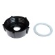 Blender Jar Base + 2Pcs Rubber O-Ring Gaskets Replacement for Oster Blender 4902-003