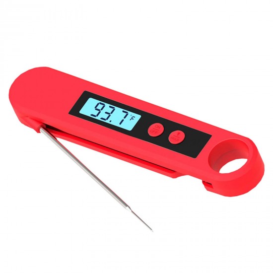 Meat Thermometer Food Thermometer Digital Instant Read Thermometer LCD Display with Backlight Waterproof Thermometer for Kitchen BBQ Grill Milk Water