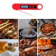 Meat Thermometer Food Thermometer Digital Instant Read Thermometer LCD Display with Backlight Waterproof Thermometer for Kitchen BBQ Grill Milk Water