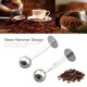 2 IN 1 Stainless Steel Coffee Measuring Scoop Tamper Espresso Coffee Bean Hammer Spoon Coffee & Tea Tools Measuring Tamping Scoop for Cafe Shop Home Kitchen Office