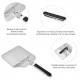 Stainless Steel Pizza Peel with Foldable Handle Pizza Spatula for Oven Pizza Paddle for Baking Homemade Pizza Bread