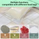 Vacuum Sealer Machine Compact Food Sealer Automatic Food Food Preservation Machine Dry & Wet Food Modes 10 Vacuum Bags