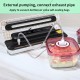 Vacuum Sealer Machine Compact Food Sealer Automatic Food Food Preservation Machine Dry & Wet Food Modes 10 Vacuum Bags