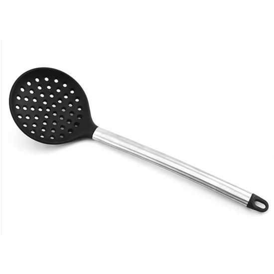 8PCS Silica Gel Kitchen Suit Stainless Steel Handle Kitchen Tool Suit For Non-Stick Pan Shovel And Spoon