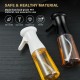 Plastic Oil Sprayer 200ml Oil Dispenser with Brushes Portable Refillable Spray Bottle for Vinegar Cooking Wine Soy Sauce Cooking Baking Grilling