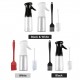 Plastic Oil Sprayer 200ml Oil Dispenser with Brushes Portable Refillable Spray Bottle for Vinegar Cooking Wine Soy Sauce Cooking Baking Grilling