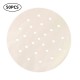 50 pcs Non-stick steamer paper disposable small steamed bun oil paper round steamed Non-stick Mini Steam Paper for Steamed  3.55 inch