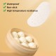 50 pcs Non-stick steamer paper disposable small steamed bun oil paper round steamed Non-stick Mini Steam Paper for Steamed  3.55 inch