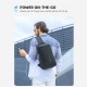 Mark Ryden Portable Fashion Business Leisure Anti-Theft Waterproof USB Charge Large Capacity Men Single-Shoulder Bag