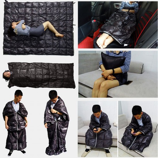 Winter Warm Sleeping Bag Outdoor Water Repellent Ultra Light Down Sleeping Sack Backpacking Camping Hiking Envelope Sleeping Bag