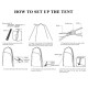 Privacy Shelter Tent Portable Outdoor Shower Toilet Changing Room Tent for Camping and Beach