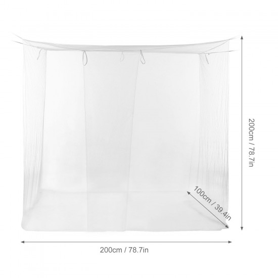 White Camping Mosquito Net Outdoor Anti-mosquito Insect Mesh Tent Net