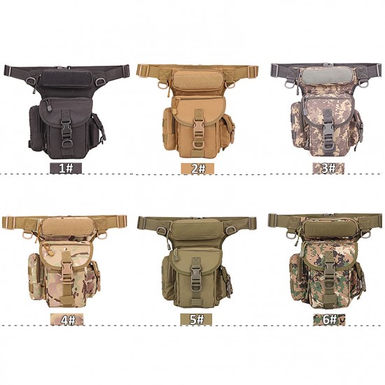 Drop Leg Bag Waterproof Thigh Waist Packs Pouch for Traveling Hiking Cycling Camping