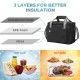 15L Cooler Bag Portable Insulated Cooler Bag for Travel Hiking Beach Picnic BBQ Party