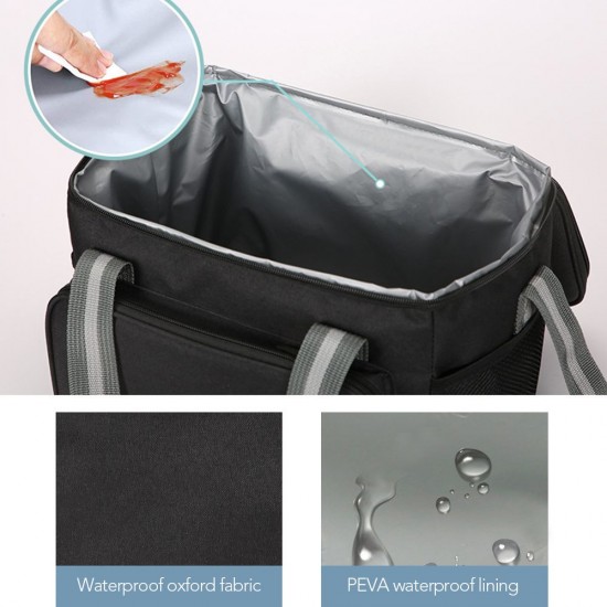 15L Cooler Bag Portable Insulated Cooler Bag for Travel Hiking Beach Picnic BBQ Party