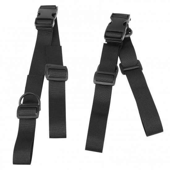 2 Packs Adjustable Backpack Chest Straps Sternum Straps Belts with 10pcs Zipper Pulls