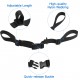 2 Packs Adjustable Backpack Chest Straps Sternum Straps Belts with 10pcs Zipper Pulls