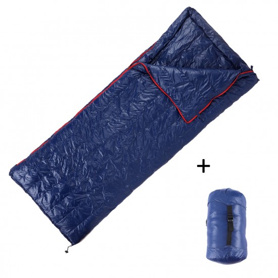 Single Preson Ultralight Goose Down Sleeping Bag with Storage Bag for Hiking Camping Backpacking Mountaineering