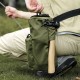 Portable Ourdoor Camping Tackle Storage Bag Wear Resistant Canvas Ground Nails Sling Bag Tackle Storage Pack