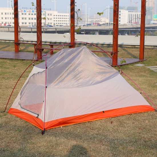 Double Layer Waterproof Ultralight Tent for Outdoor Backpacking Camping Hiking Fishing