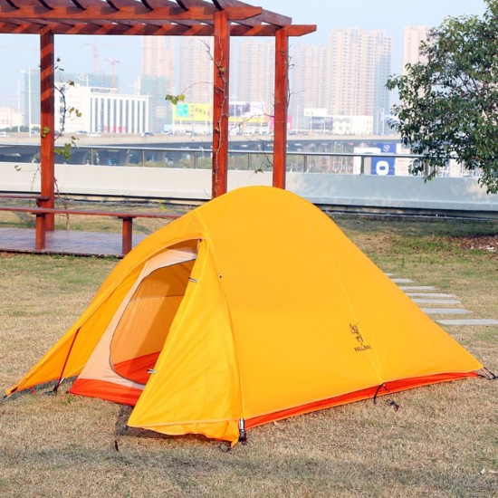 Double Layer Waterproof Ultralight Tent for Outdoor Backpacking Camping Hiking Fishing