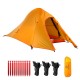 Double Layer Waterproof Ultralight Tent for Outdoor Backpacking Camping Hiking Fishing