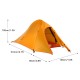 Double Layer Waterproof Ultralight Tent for Outdoor Backpacking Camping Hiking Fishing