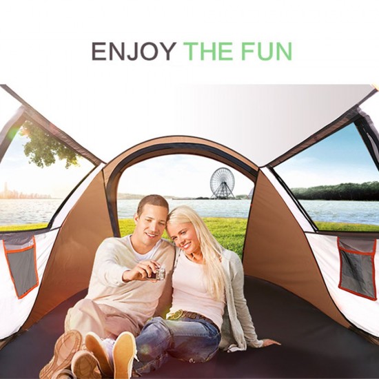 Outdoor Full-Automatic Instant Unfold Rain-Proof Tent Family Multi-Functional Portable Dampproof Camping Tent Suit