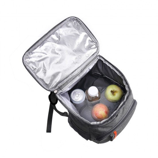 18L Large Capacity Leak Proof Lunch Backpack Thermal Large Picnic Cool and Warm Insulated Bag Outdoor Food and Beverage Storage Shoulder Bag