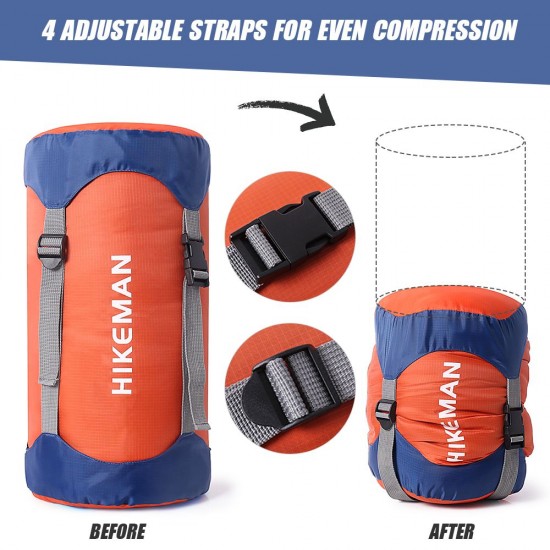 Sleeping Bag Stuff Sack Water-Resistant & Ultralight Outdoor Storage Bag Space Saving Gear for Camping Hiking Backpacking