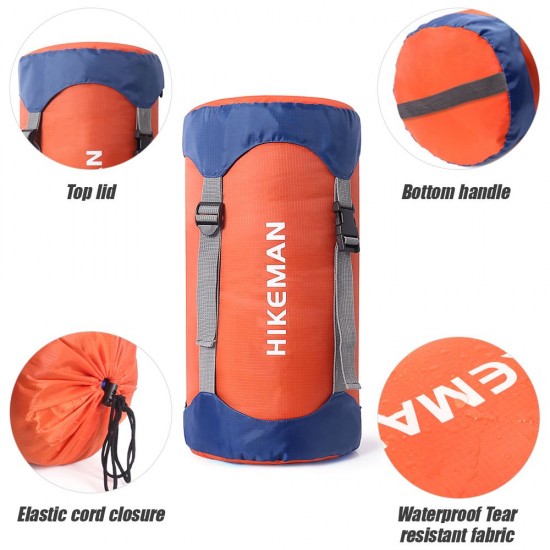 Sleeping Bag Stuff Sack Water-Resistant & Ultralight Outdoor Storage Bag Space Saving Gear for Camping Hiking Backpacking