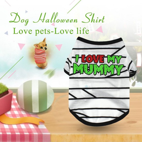 Dog Halloween Shirt Pet T Shirt Dog Pet Clothes Pet Halloween Clothes Halloween Costume Dog Shirts