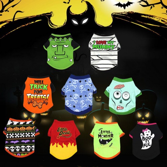 Dog Halloween Shirt Pet T Shirt Dog Pet Clothes Pet Halloween Clothes Halloween Costume Dog Shirts