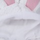 Cute Pet Rabbit Ears Hat for Cat Cosplay Clothes Fancy Pet Bunny Cap Halloween Easter Birthday Photo Shoot Dress for Cat