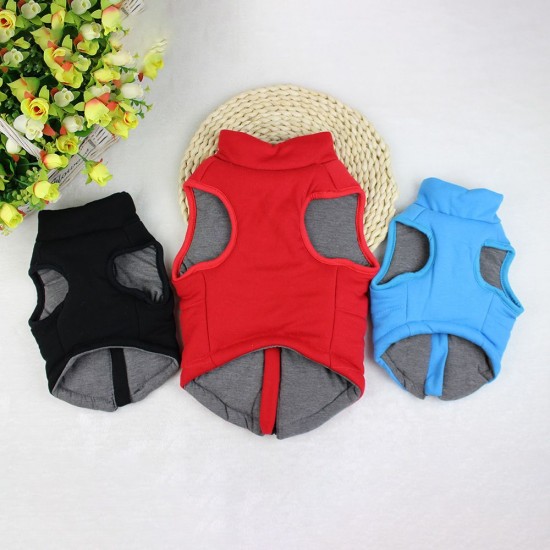 Dog Autumn&winter Cotton Vest Pet Coat Dog Jacket Winter Dog Pet Jacket Vest Warm Pet Outfit Clothes Cozy Design Puppy Warm Vest