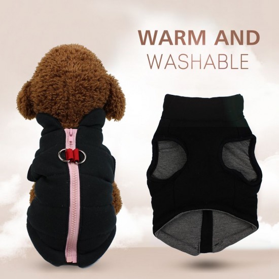 Dog Autumn&winter Cotton Vest Pet Coat Dog Jacket Winter Dog Pet Jacket Vest Warm Pet Outfit Clothes Cozy Design Puppy Warm Vest