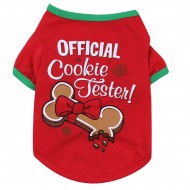 Dog shirt Dog Christmas T-shirt Pet T-shirt Dogs Christmas T-Shirt Summer Dog T-shirt Pet Dogs Clothing Christmas Dog Clothing Polyester T-shirt Puppy Costume