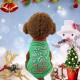 Dog shirt Dog Christmas T-shirt Pet T-shirt Dogs Christmas T-Shirt Summer Dog T-shirt Pet Dogs Clothing Christmas Dog Clothing Polyester T-shirt Puppy Costume