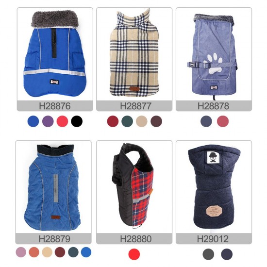 Dog Vest Cold Weather Dog Coats for Winter Warm Fleece Dog Clothes for Small Medium Large Dogs