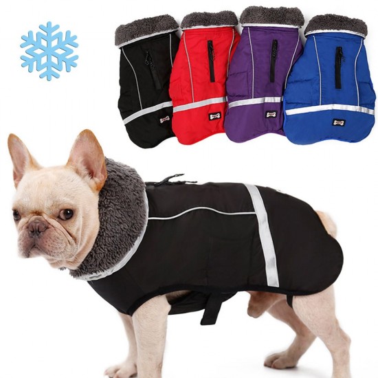 Dog Vest Cold Weather Dog Coats for Winter Warm Fleece Dog Clothes for Small Medium Large Dogs