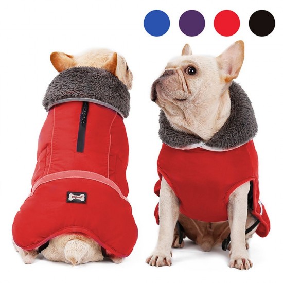 Dog Vest Cold Weather Dog Coats for Winter Warm Fleece Dog Clothes for Small Medium Large Dogs