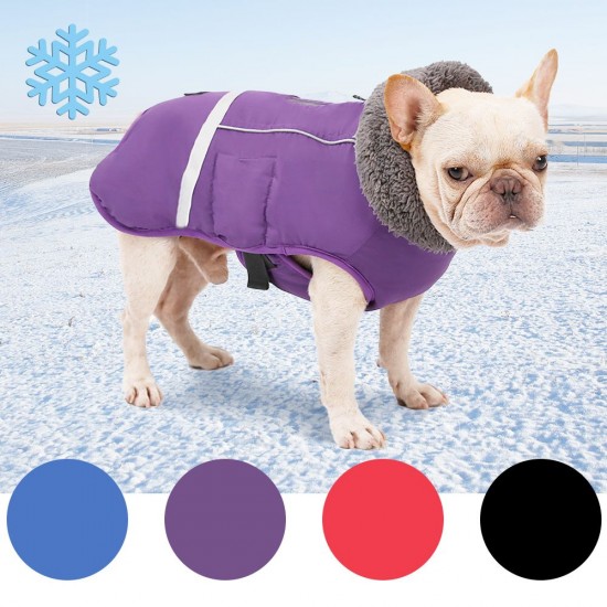 Dog Vest Cold Weather Dog Coats for Winter Warm Fleece Dog Clothes for Small Medium Large Dogs