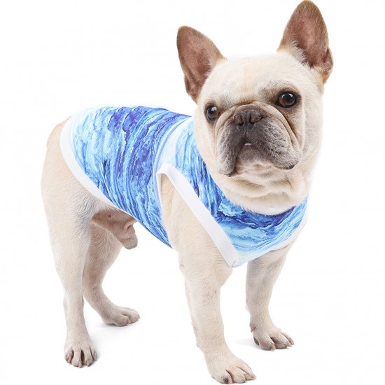 Dog Cooling Shirt Dog Cooling Vest Dog Breathable Shirt for Hot Summer Absorb Water Evaporate Quickly